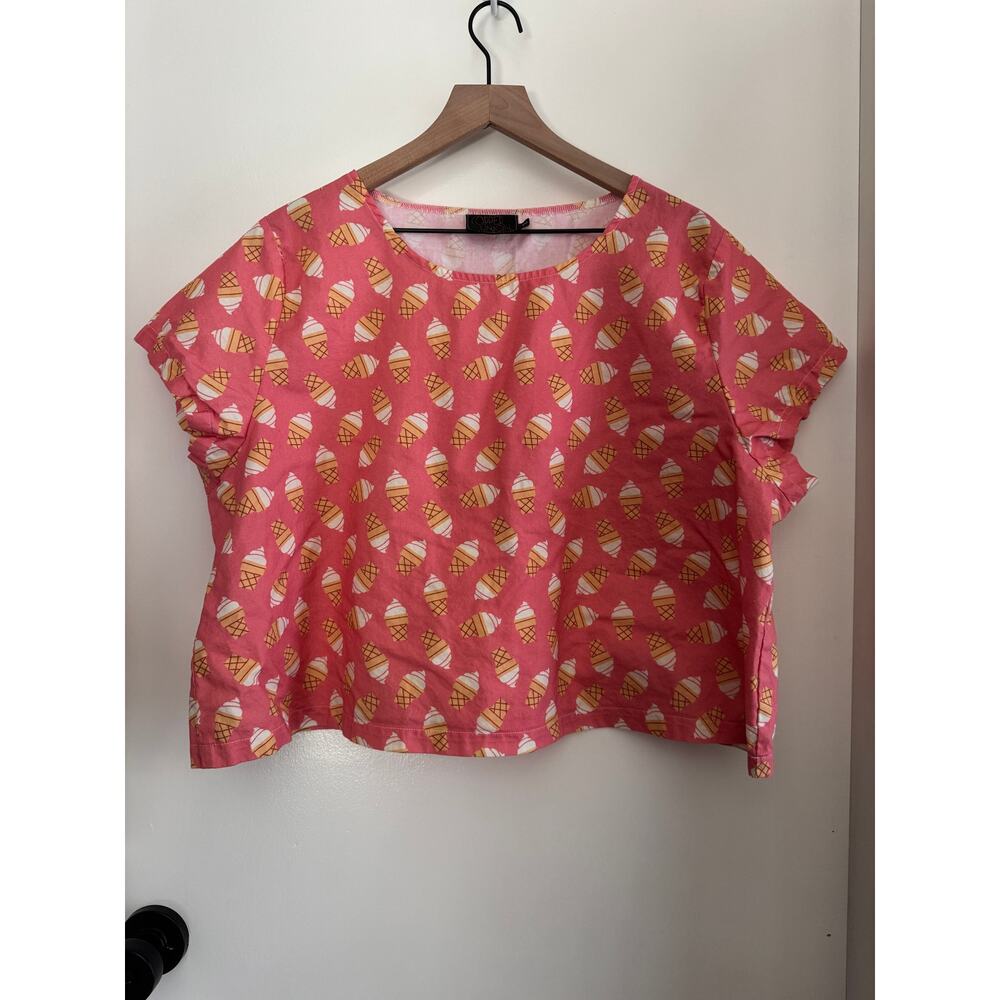 soft serve ice cream cropped top from COPPER UNION - 2